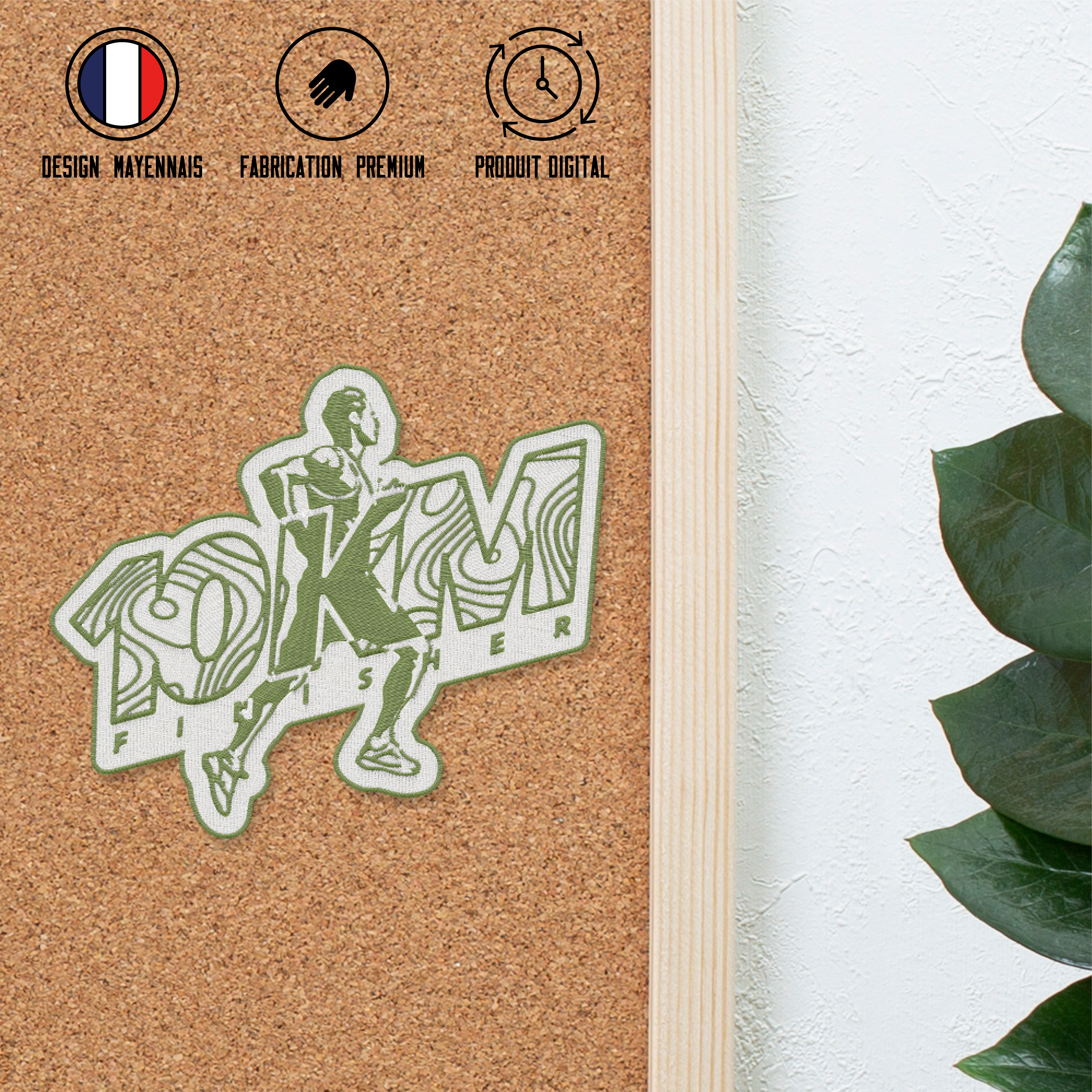 Écusson Finisher 10KM pour Homme