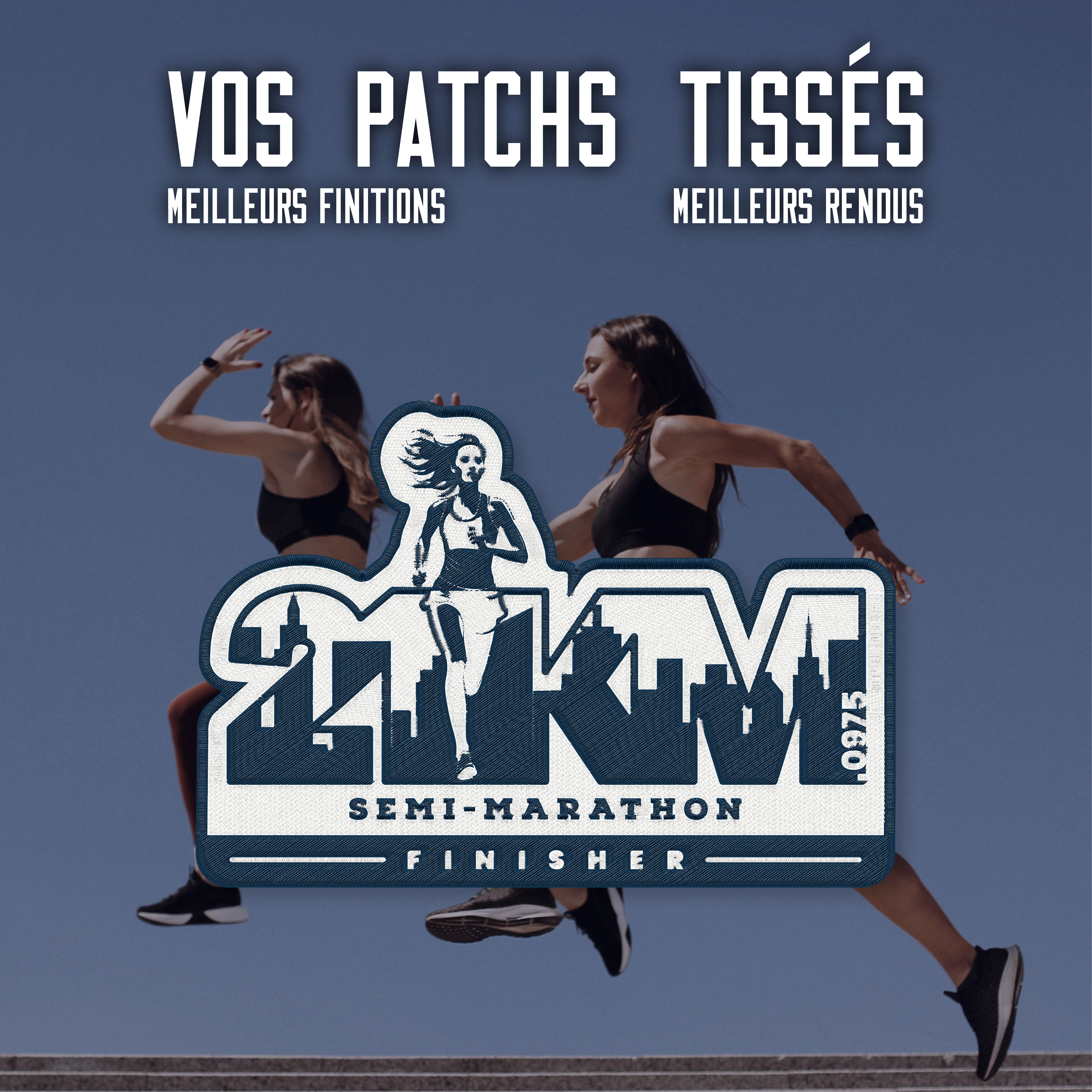 Écusson Finisher Semi-marathon pour Femme