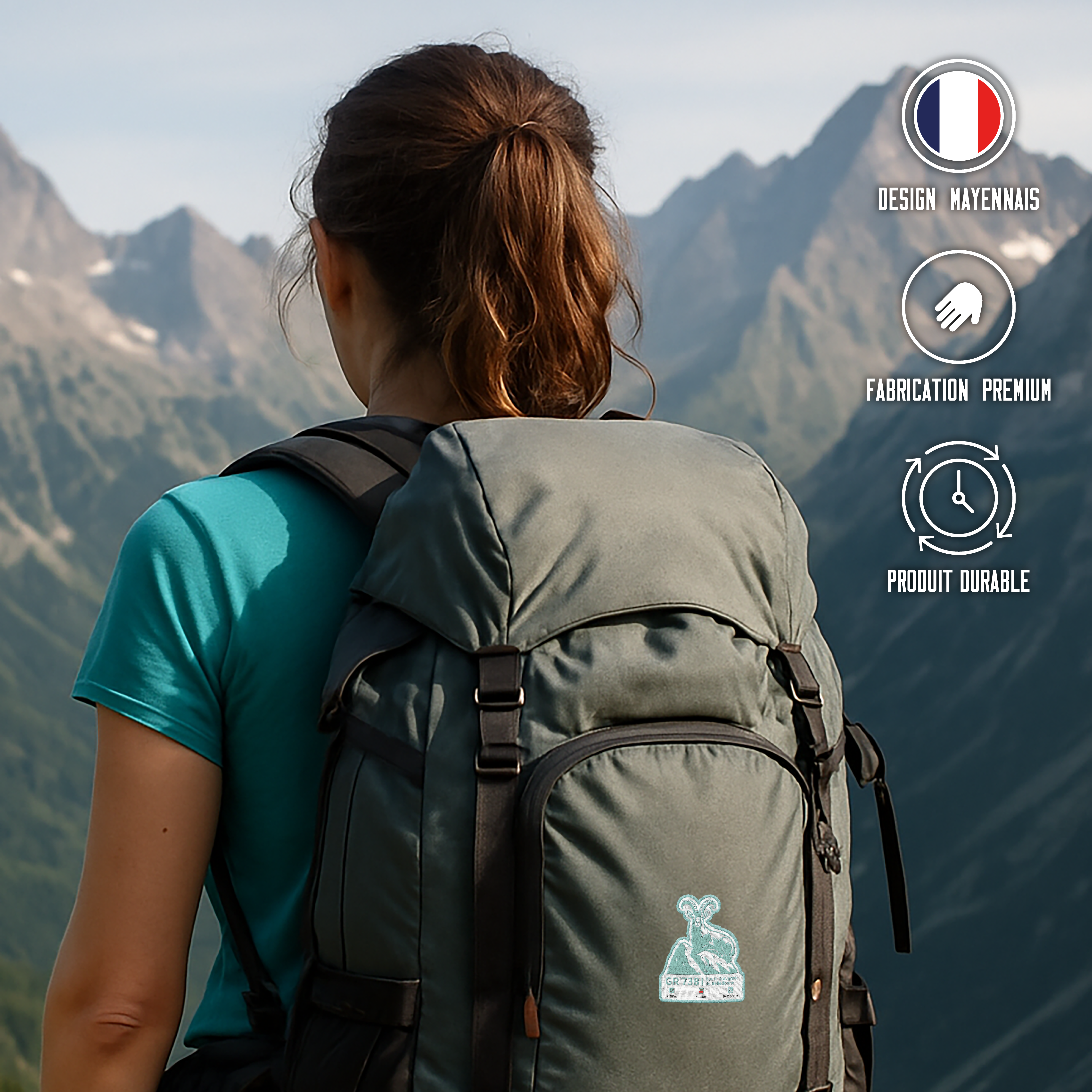 Écusson GR®738 Haute traversée de Belledonne