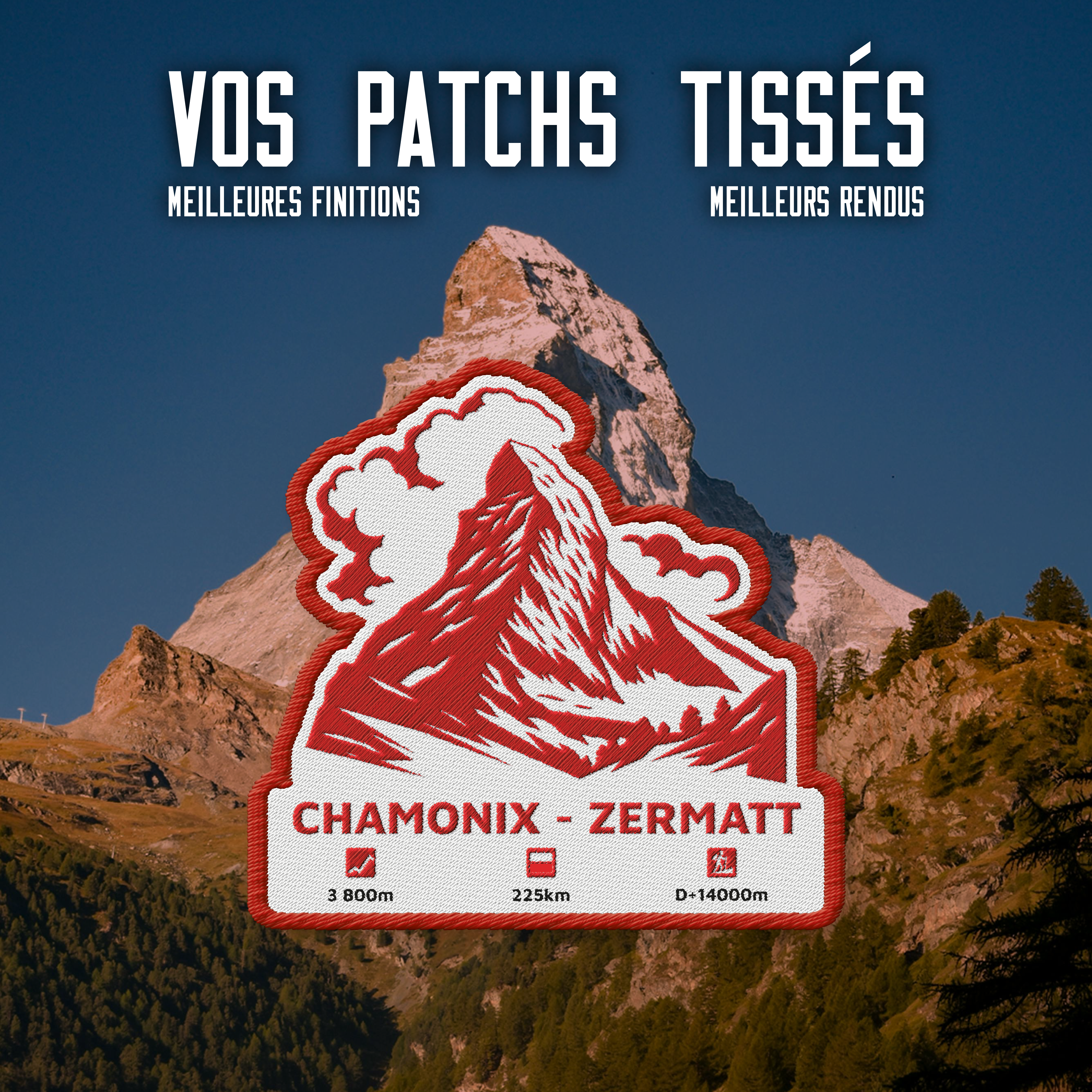 Écusson CHAMONIX-ZERMATT