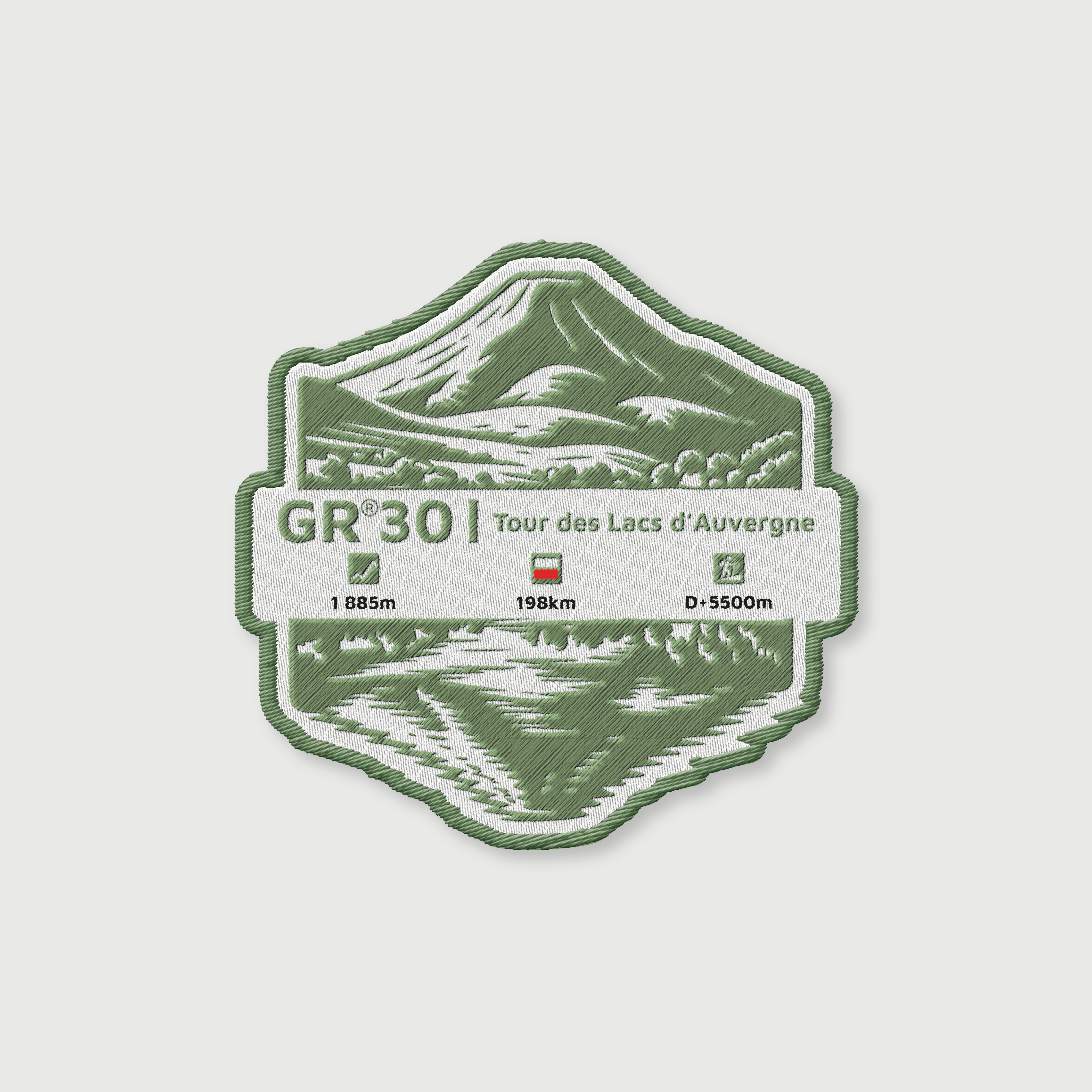Écusson GR®30 Tour des Lacs d'Auvergne