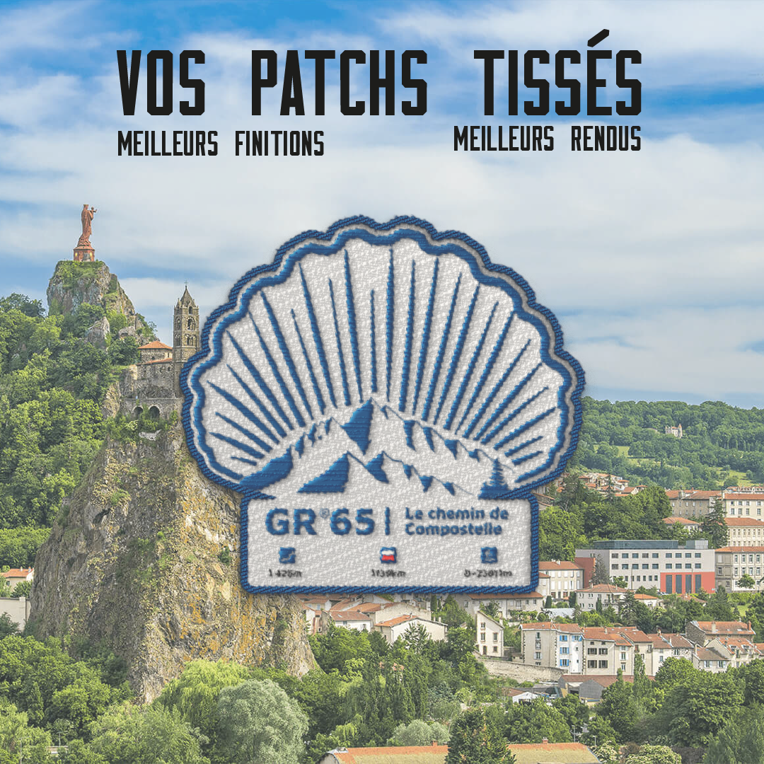 Écusson Gr®65 Le chemin de Compostelle