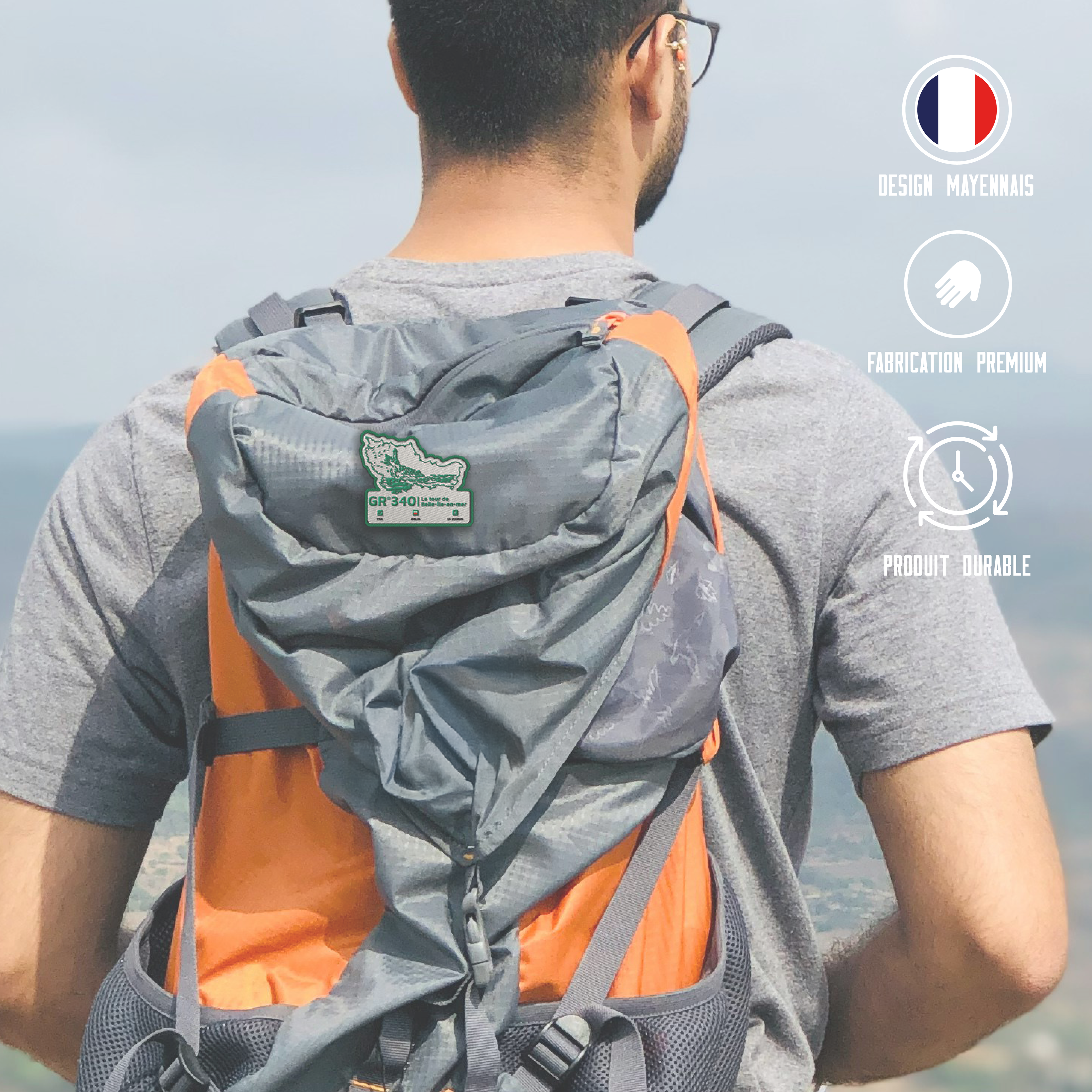 Écusson GR®340 Le tour de Belle-Ile en mer