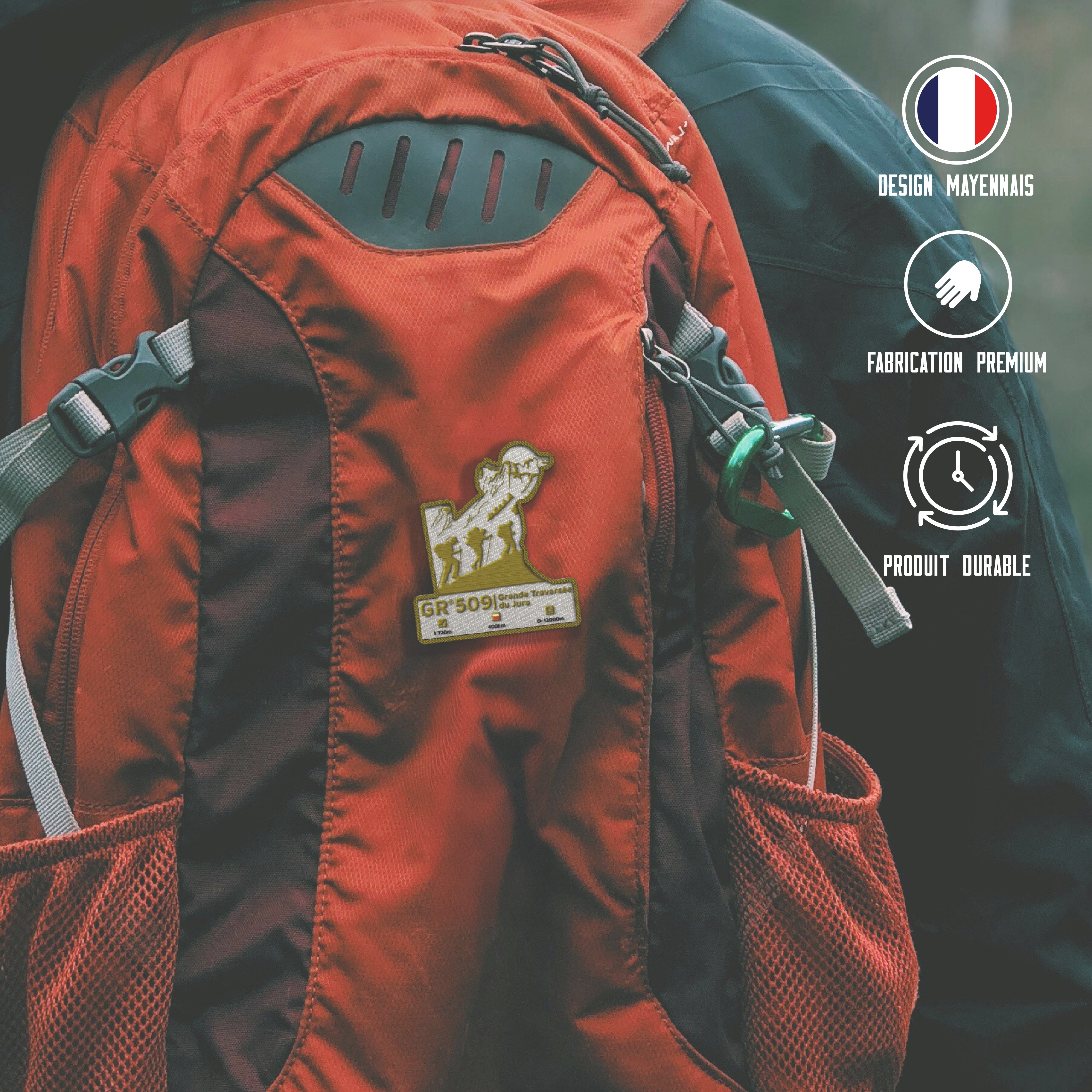 Écusson GR®509 Grande Traversée du Jura