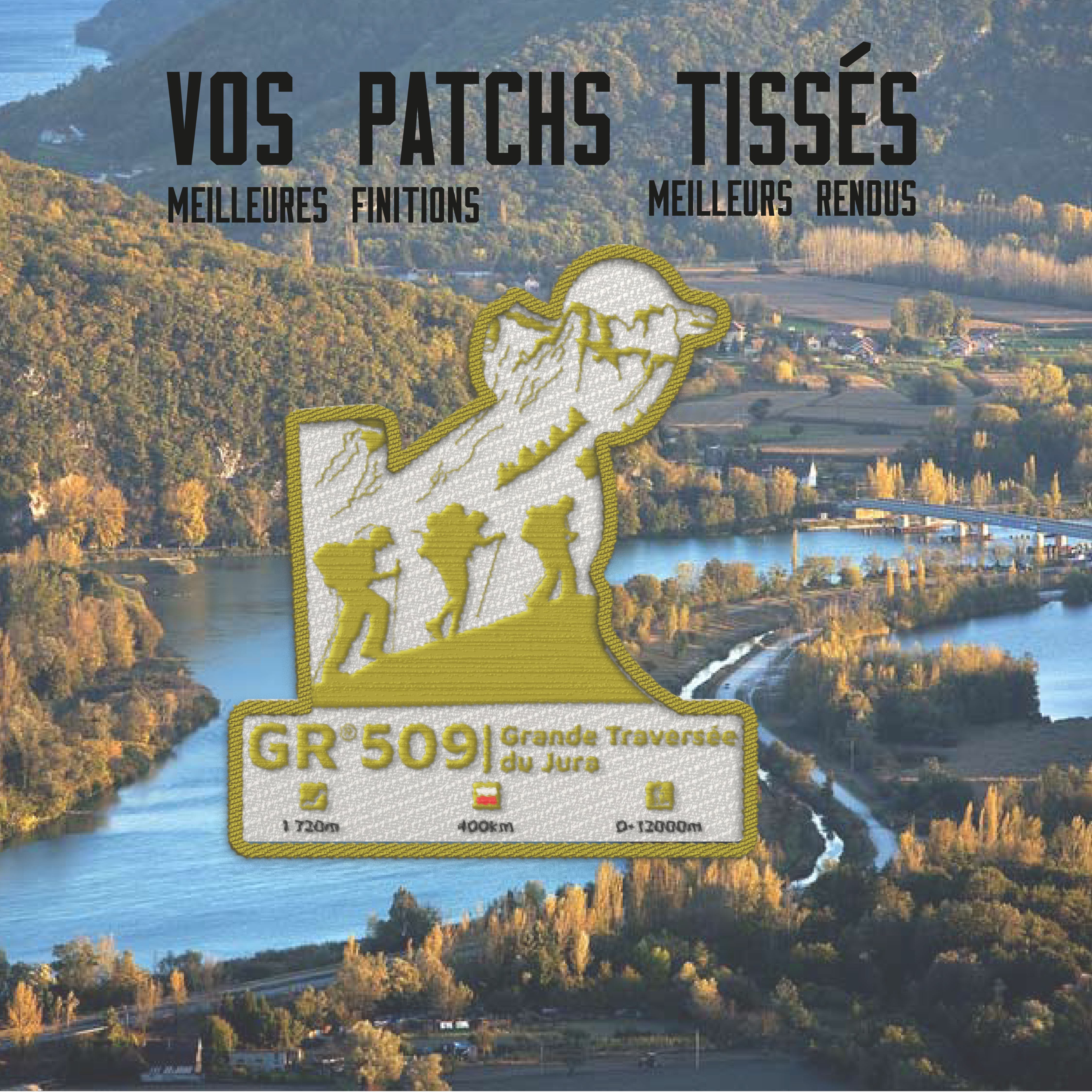Écusson GR®509 Grande Traversée du Jura
