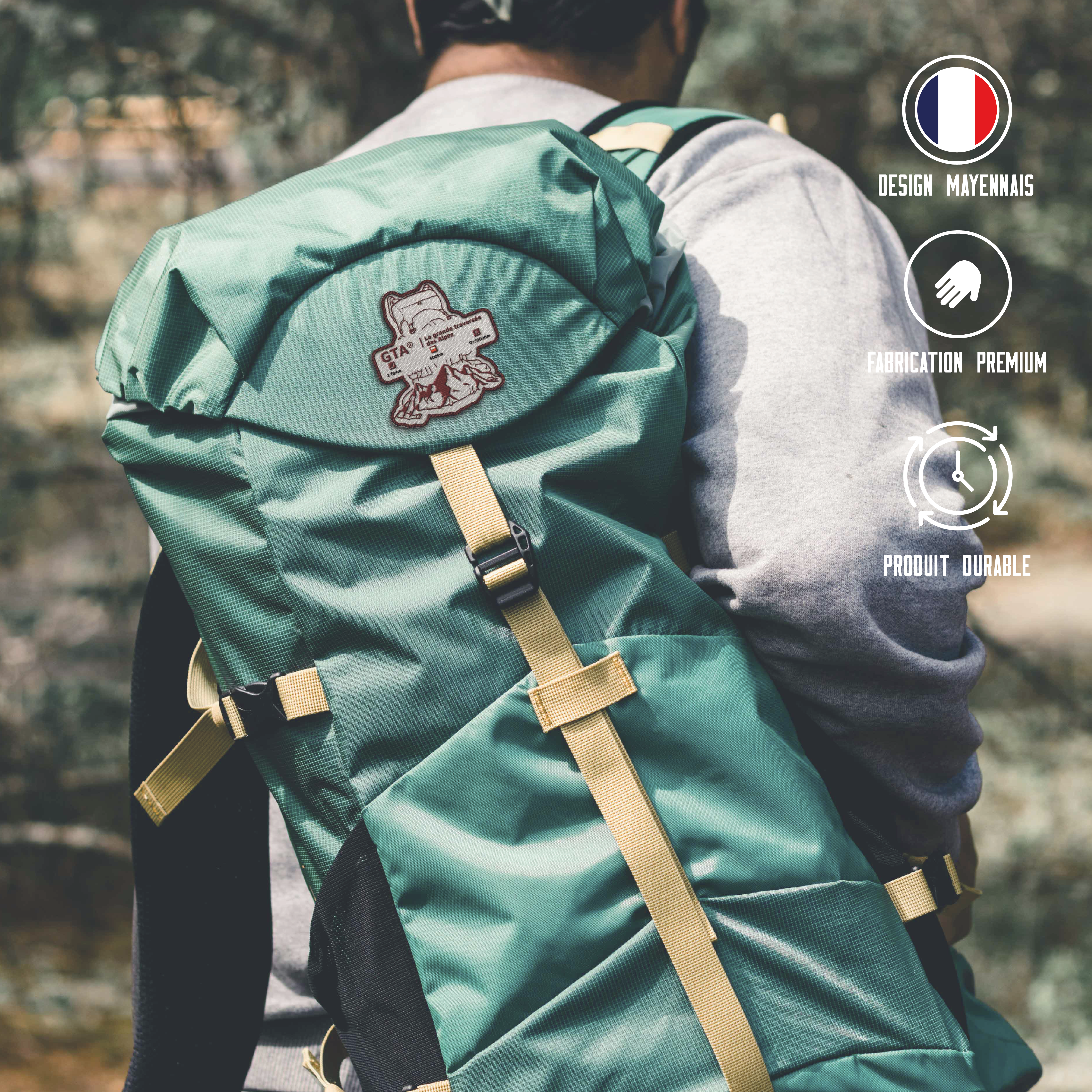 Écusson GTA® La grande traversée des Alpes