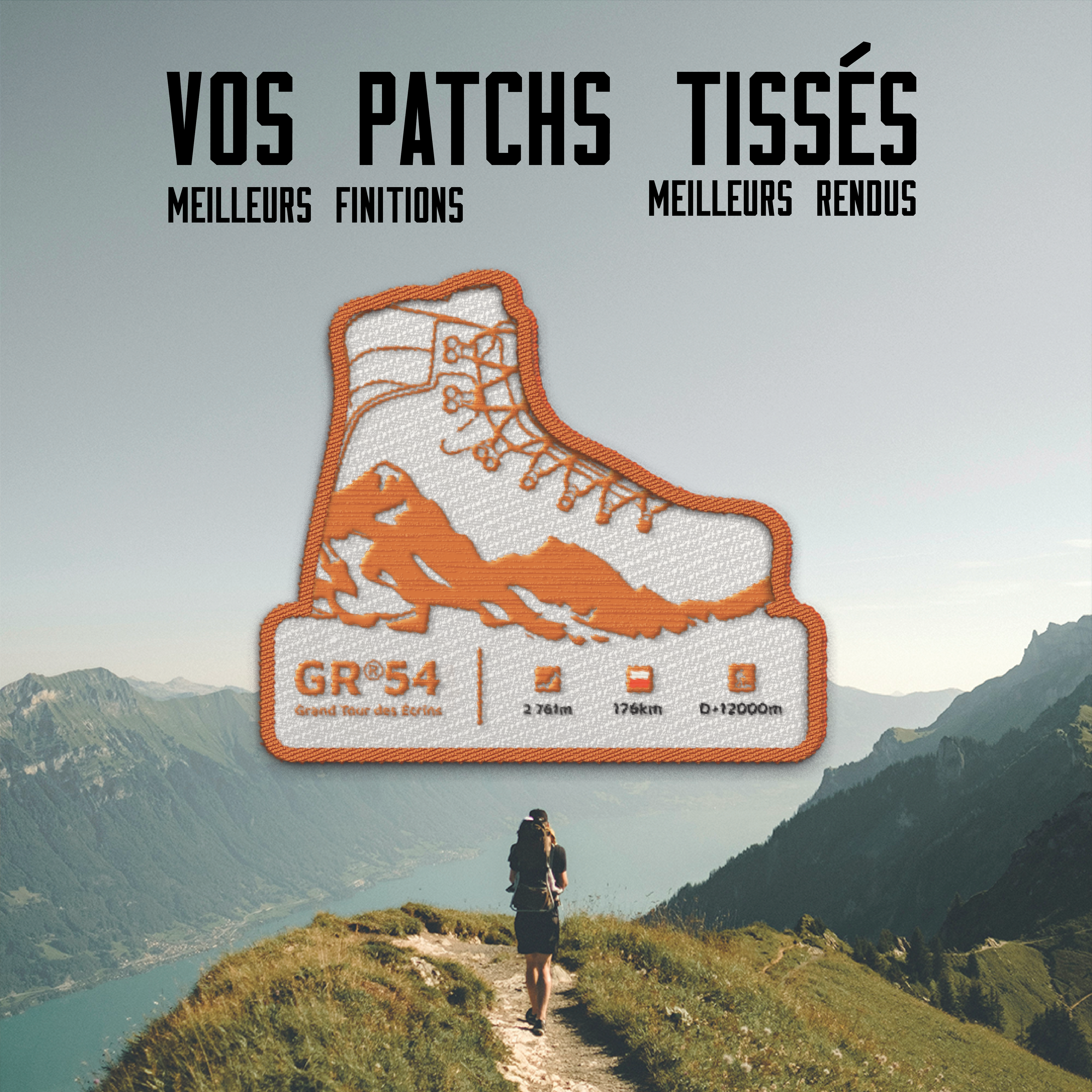 Écusson GR®54 Boucle des Écrins