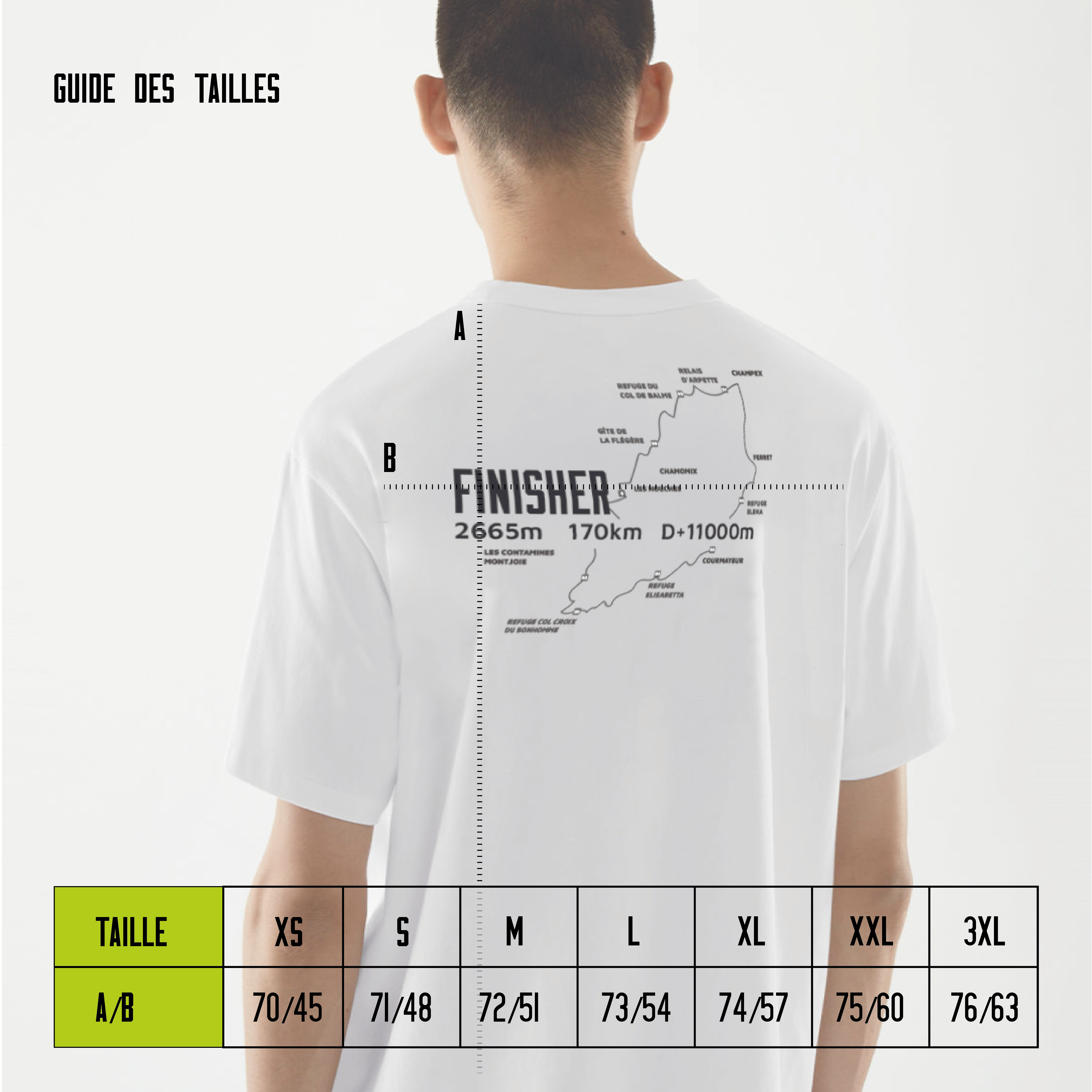 T-shirt sport TMB® Tour du Mont-Blanc
