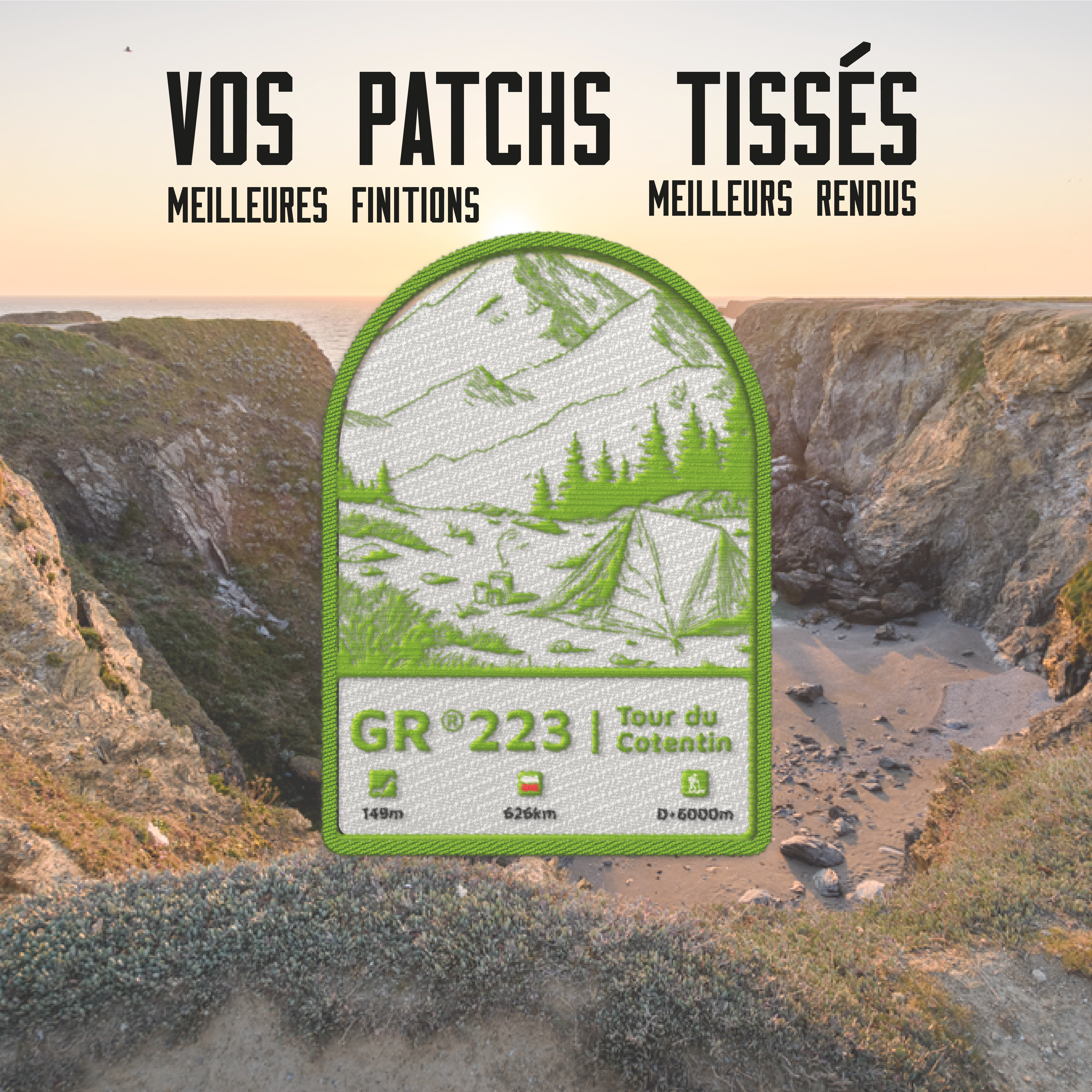 Écusson GR®223 Tour du Cotentin