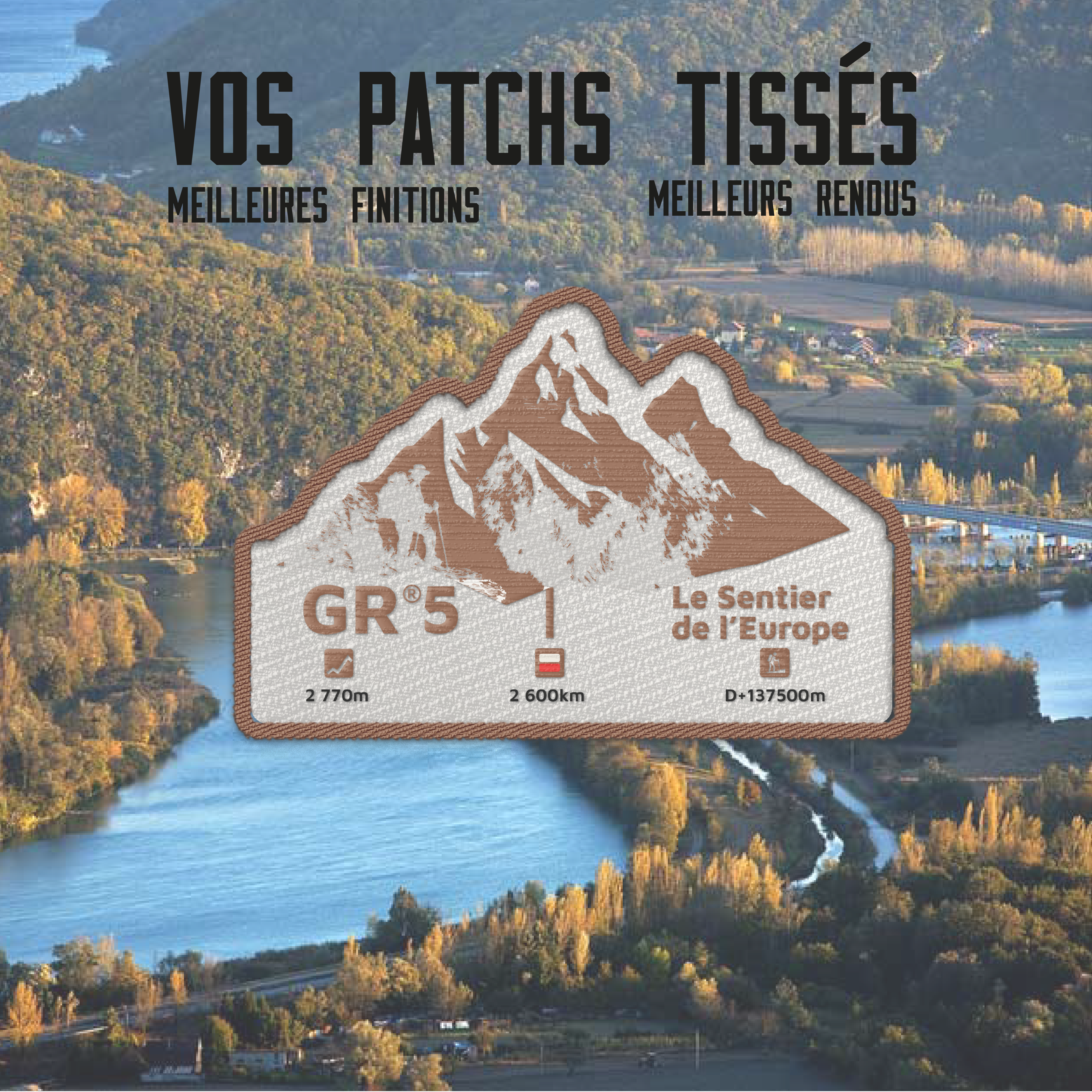 Écusson GR®5 Le Sentier de l'Europe