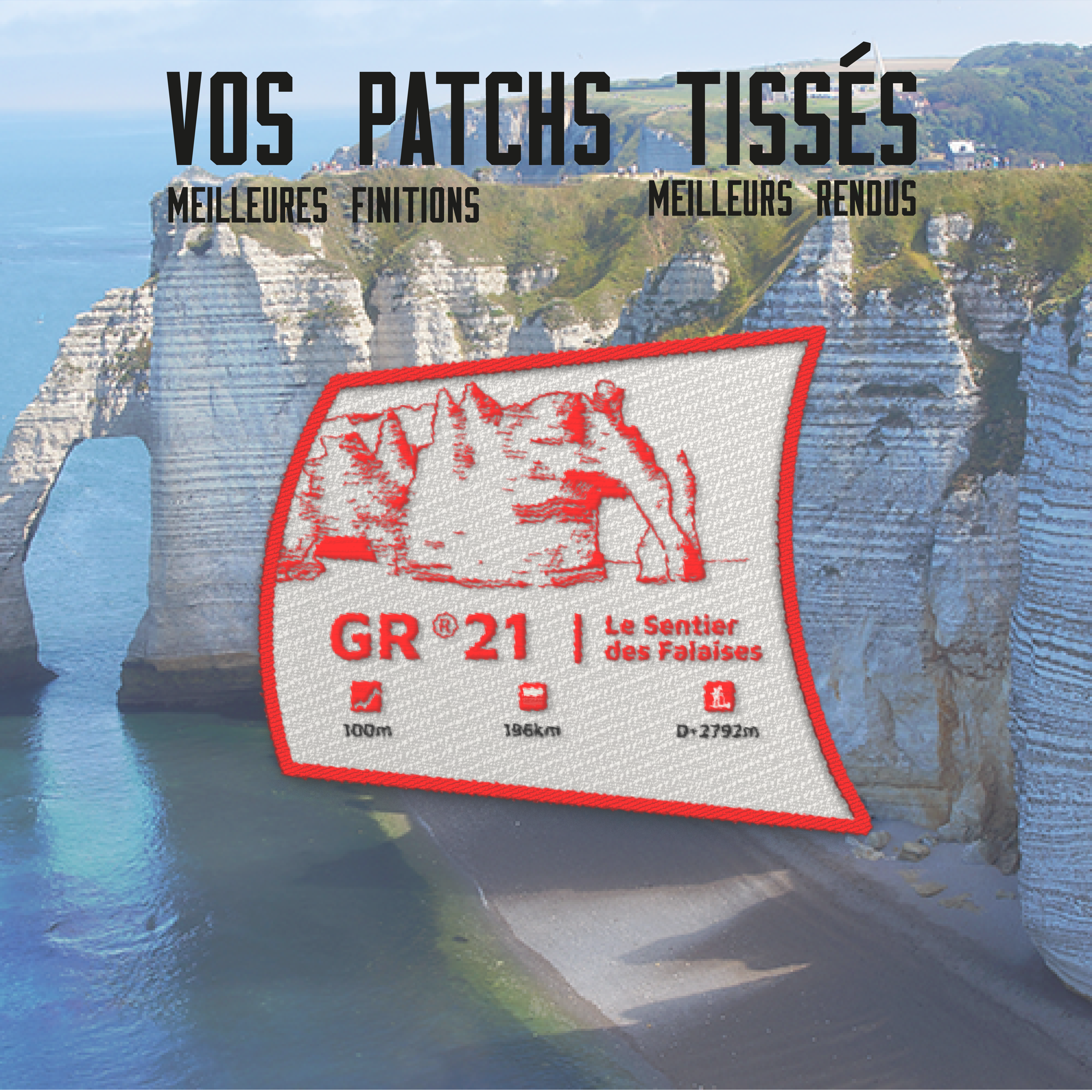 Écusson GR®21 Le Sentier des Falaises