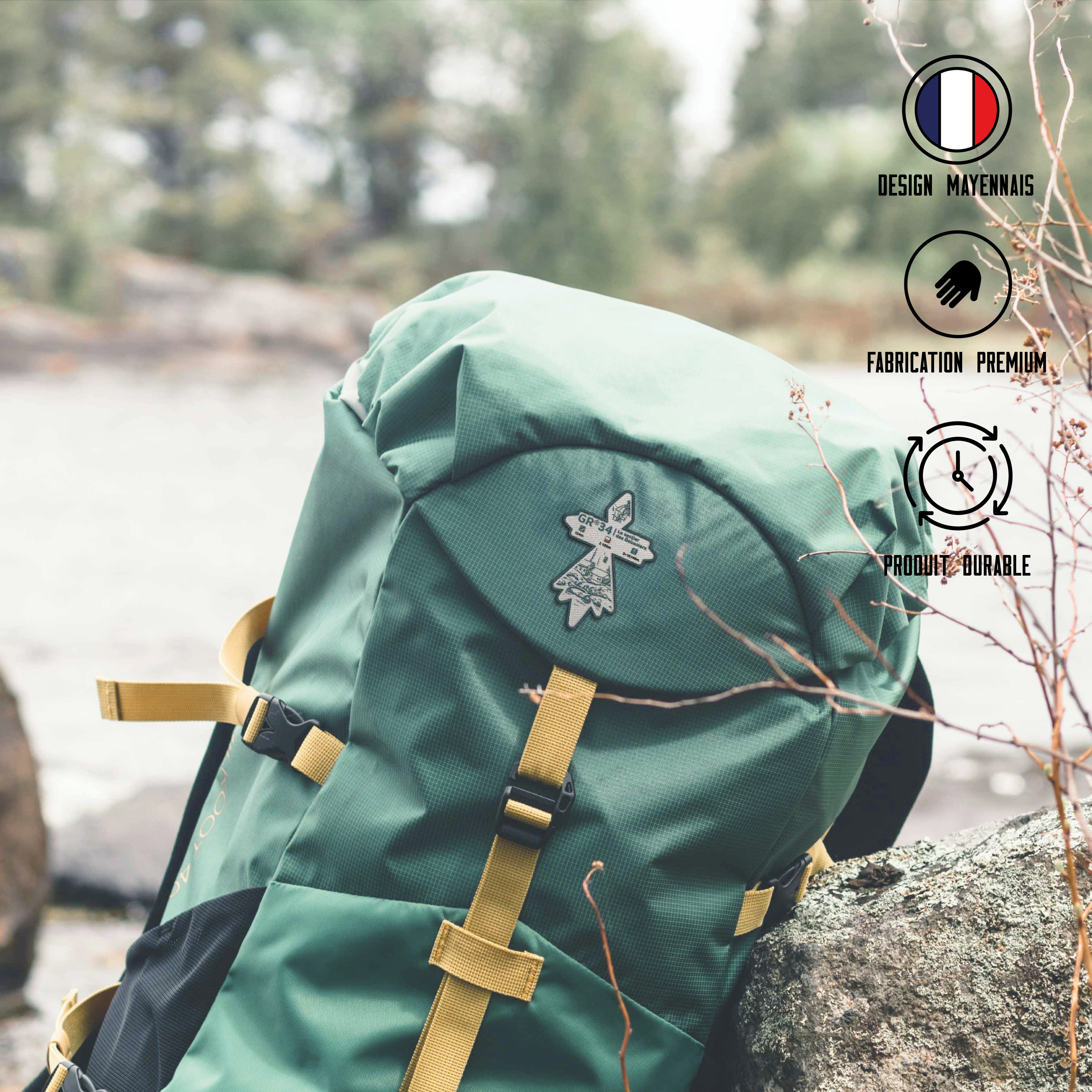 Écusson GR®34 Le sentier des douaniers