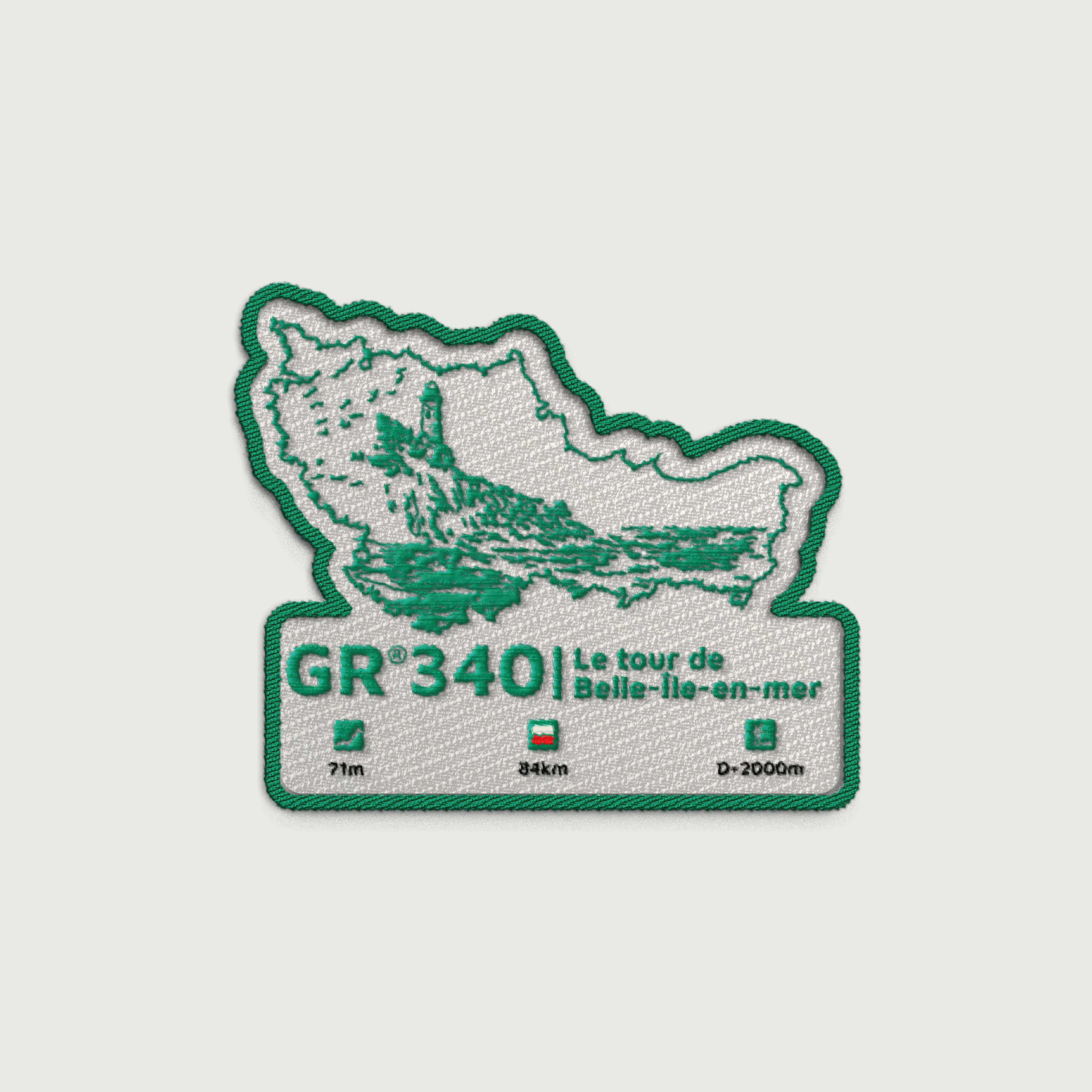 Écusson GR®340 Le tour de Belle-Ile en mer
