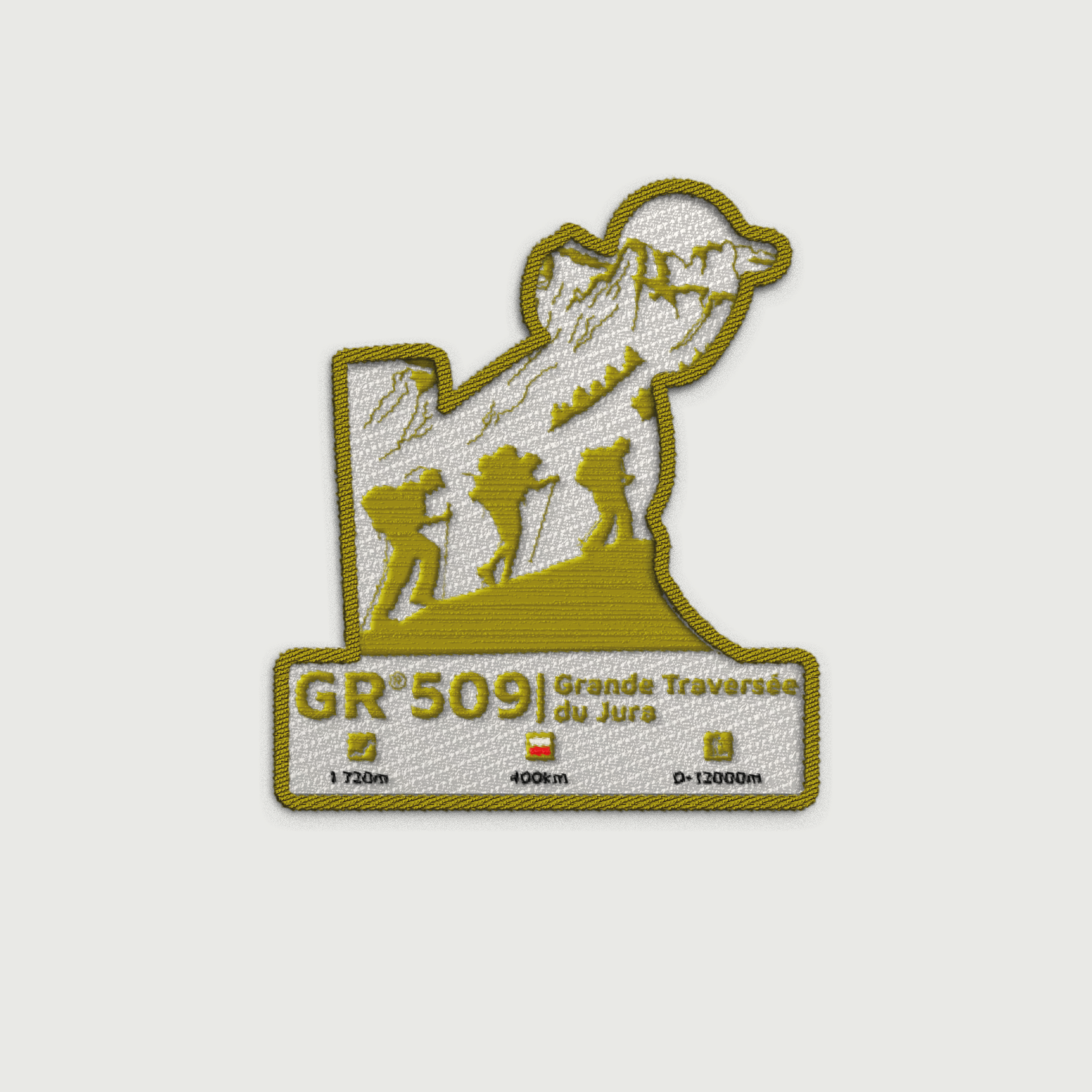 Écusson GR®509 Grande Traversée du Jura