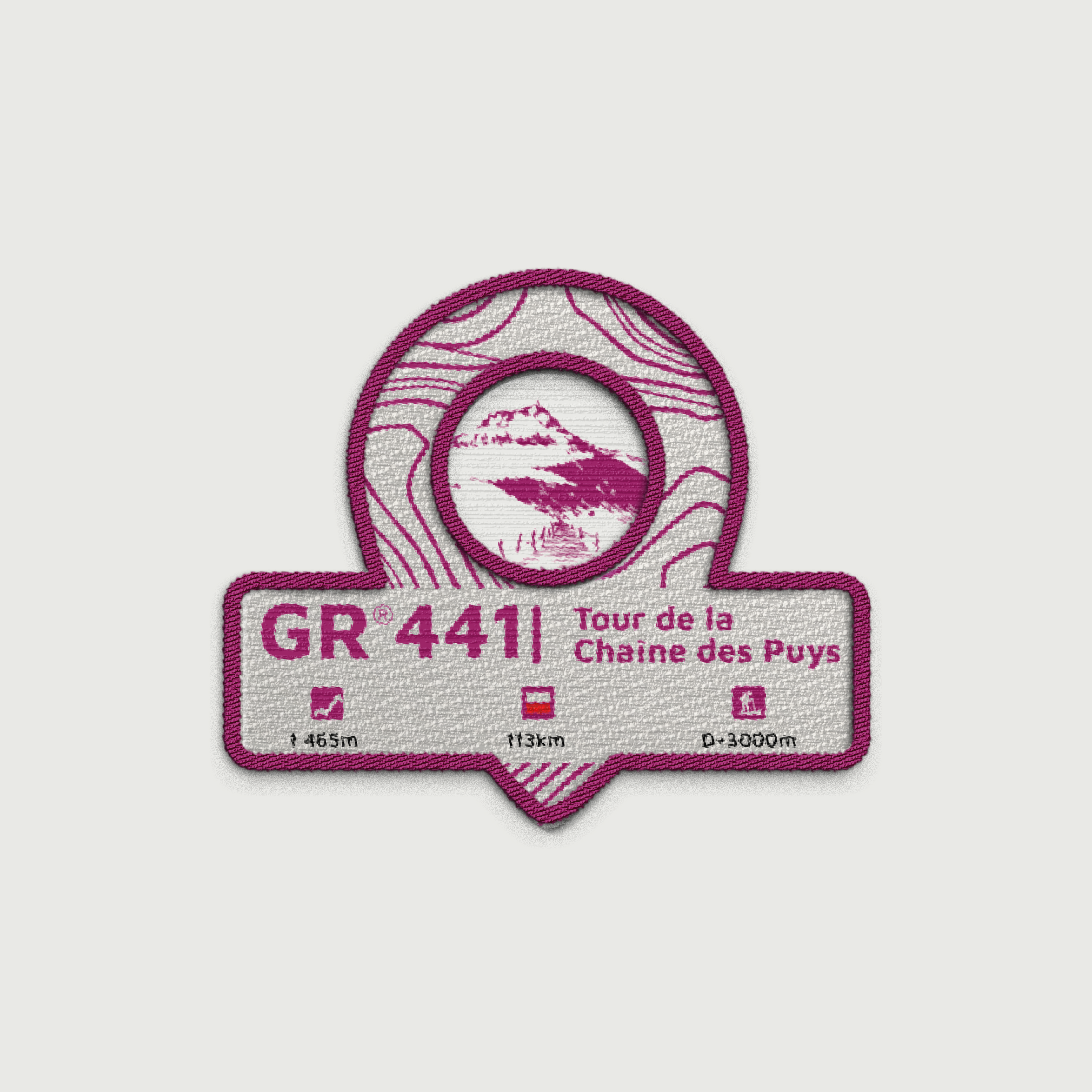 Écusson GR®441 Tour de la chaine des Puy
