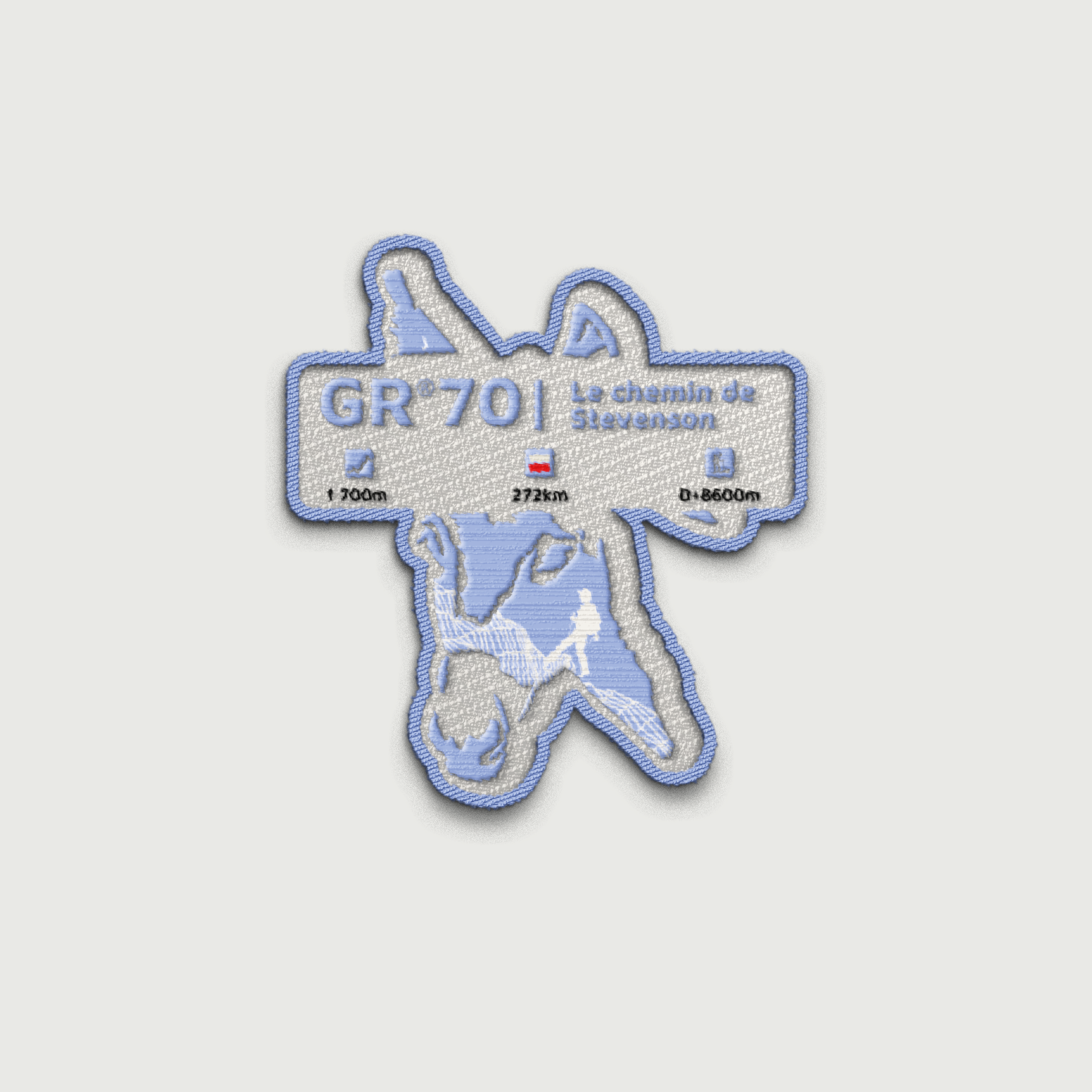 Écusson GR®70 Le chemin de Stevenson