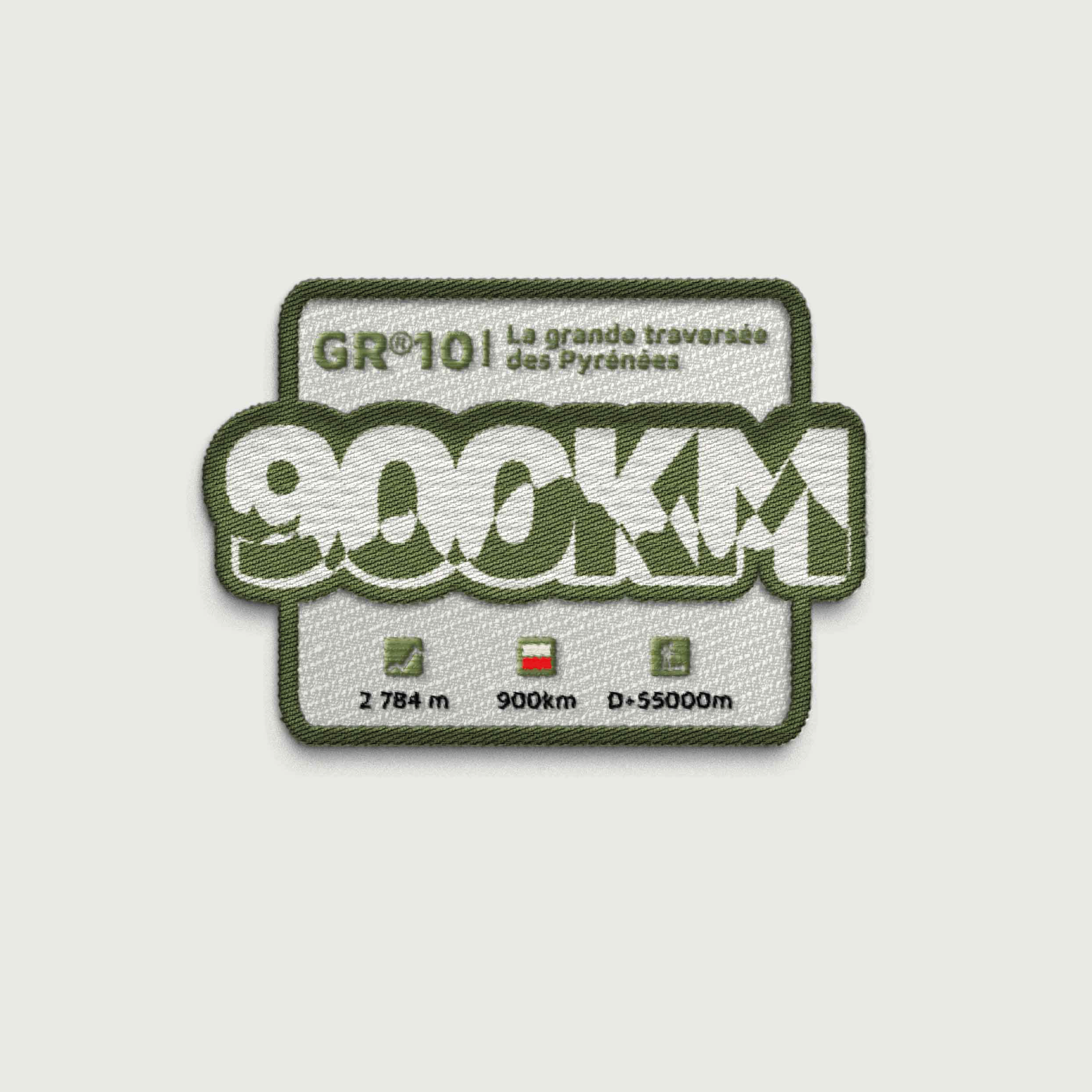 Écusson GR®10 Traversée des Pyrénées