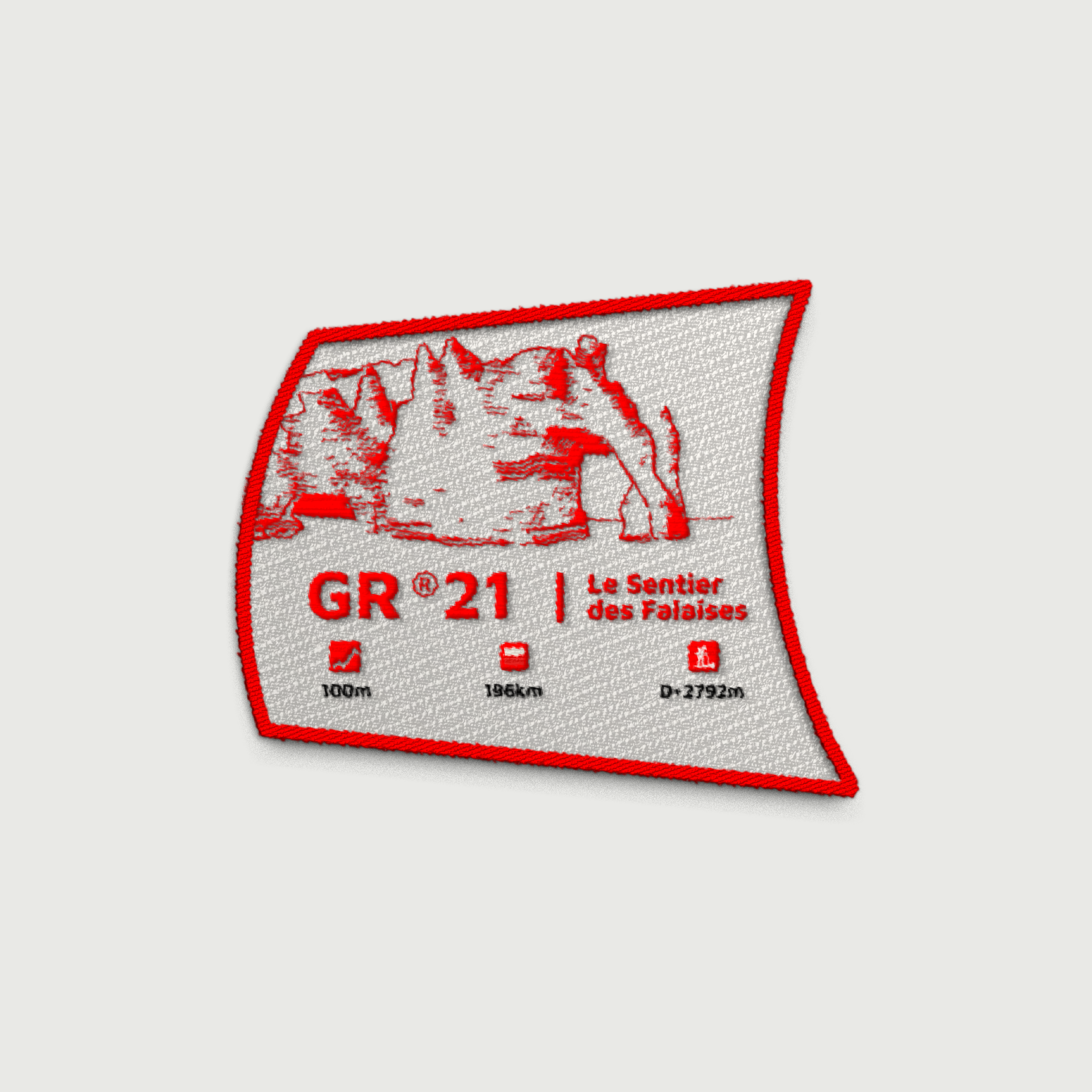 Écusson GR®21 Le Sentier des Falaises
