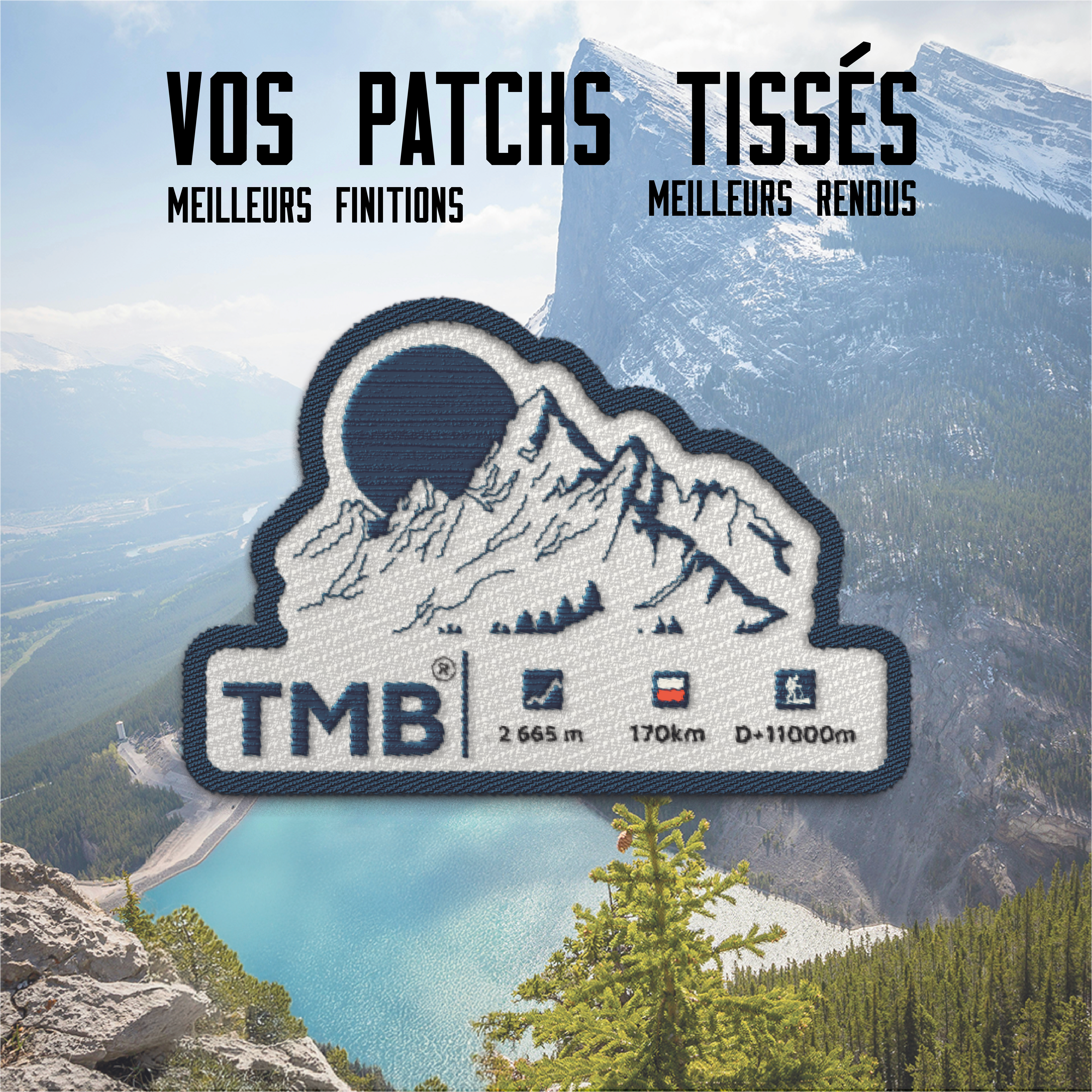 Écusson TMB® Tour du Mont-Blanc