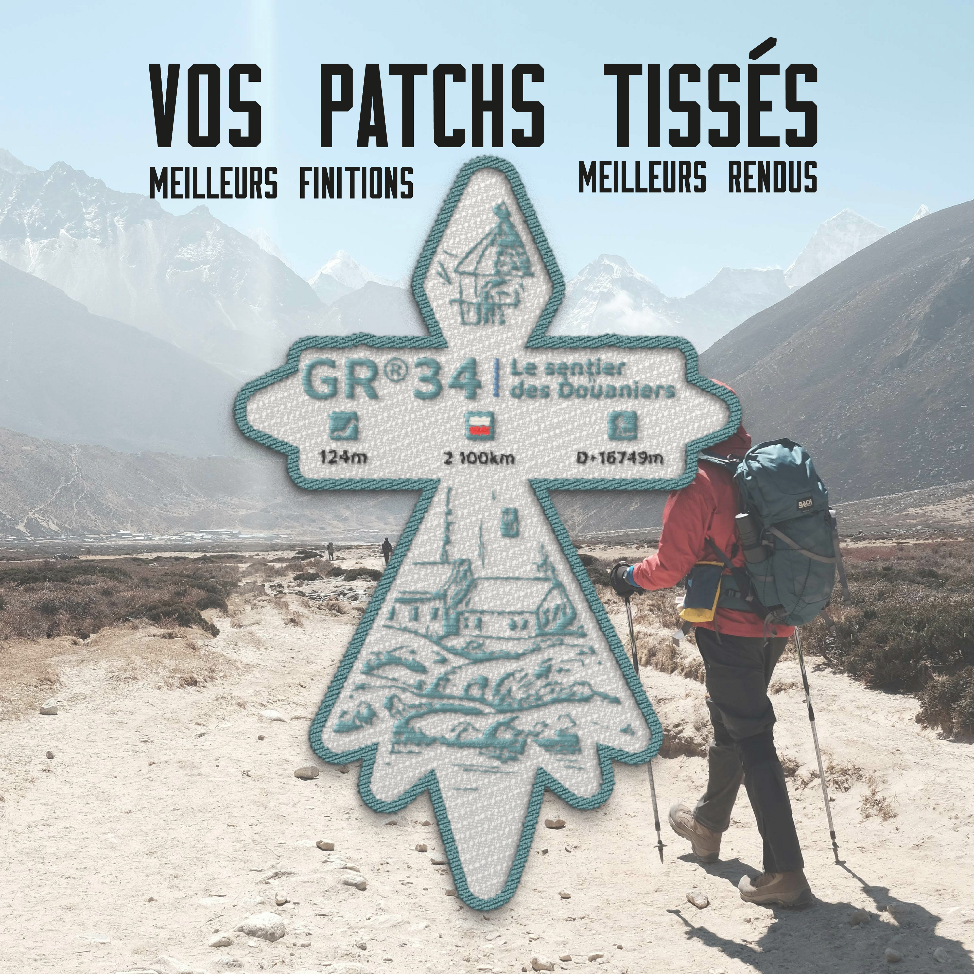 Écusson GR®34 Le sentier des douaniers